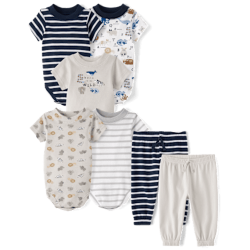 Baby Boys Outfit Set - Striped Animal Collection | The Children's Place