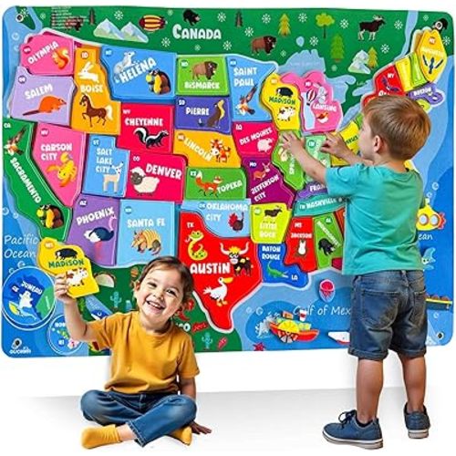 QUOKKA USA Felt Board for Kids 3-5 Years Old - Social Emotional Preschool Learning Activities for Ages 3-5 - Educational Flannel Toy Speech Therapy Gift