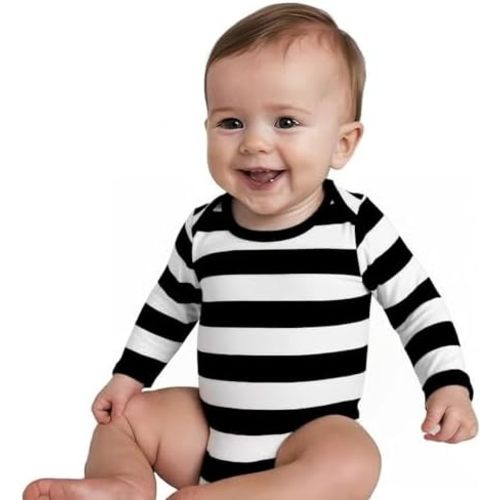 COUVER Soft Cotton Baby Bodysuit Boy Clothes Long Sleeve Onesie