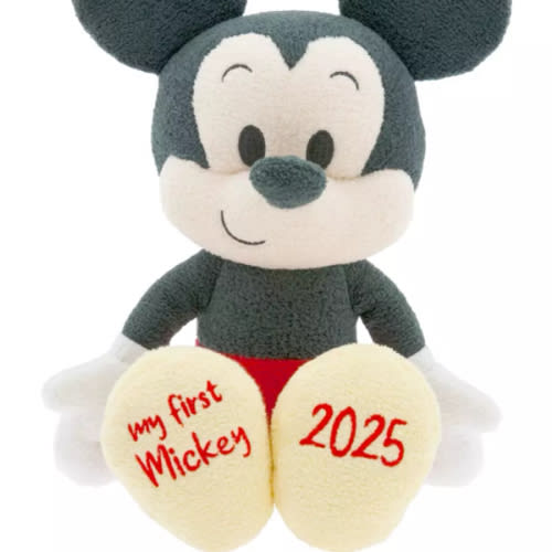 Mickey Mouse ''My First Mickey 2025'' Plush for Baby – Small 13'' | Disney Store