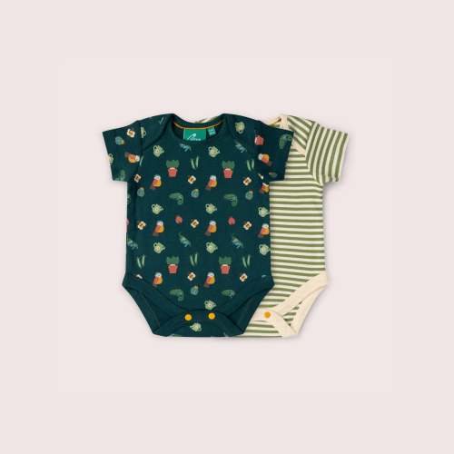 Spring Garden Organic Baby Bodysuit 2 Pack – Little Green Radicals