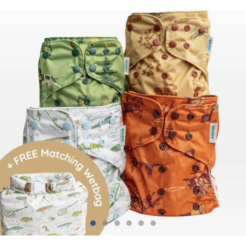 Little Explorers Value Bundle + FREE Matching Wetbag – Kinder Cloth Diaper Co.