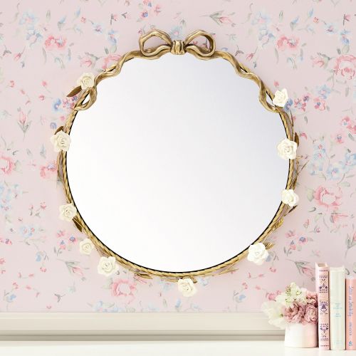LoveShackFancy Bouquet Round Mirror (26.5"x25.5")
