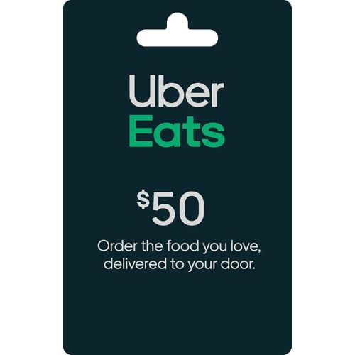 Uber Eats Physical Gift Card