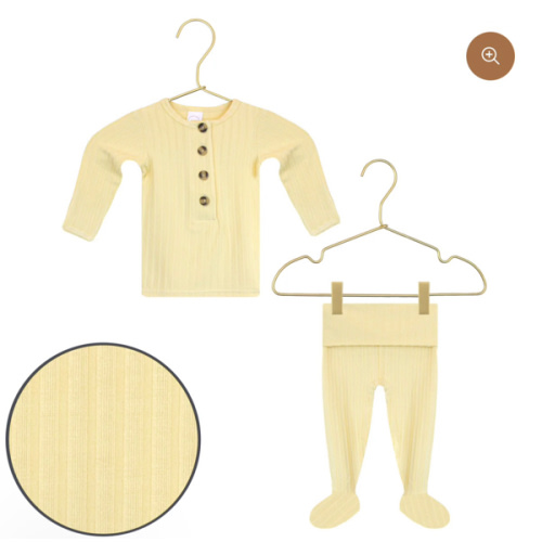 Birdie Ribbed Top + Bottoms