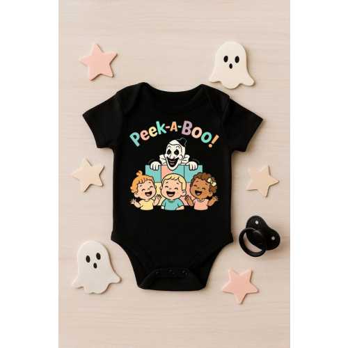 Peek-a-boo Art the Clown Baby Bodysuit • Horror Baby Halloween Outfit • Spooky Cute Infant Shirt - Etsy