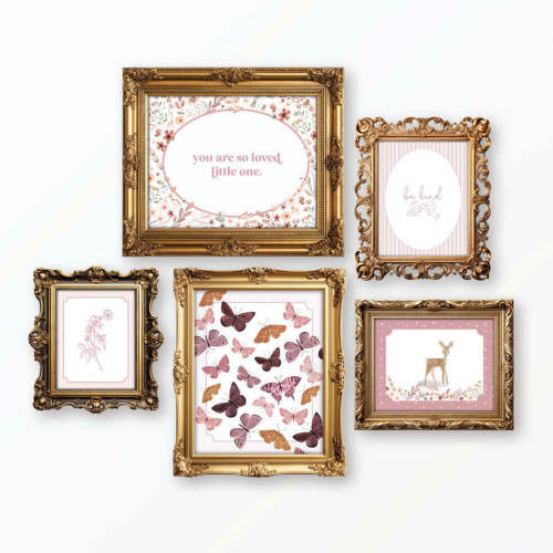 Wildflower Bundled Digital Nursery Wall Art