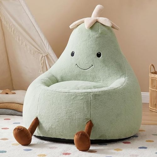 24" Kids Bean Bag Chair, Green