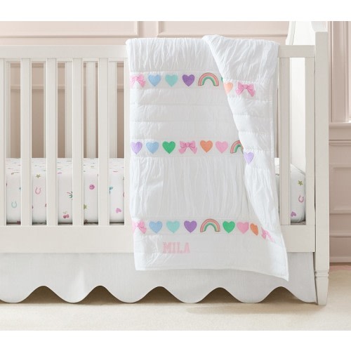 Stoney Clover Lane Embroidered Icon Baby Quilt | Pottery Barn Kids