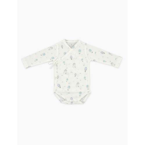 Finn Wrap Onesie in Balloon Sky