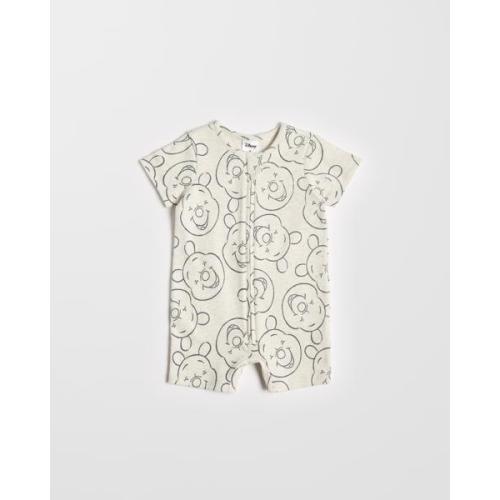 Baby Disney Organic Cotton Waffle Romper  - Winnie The Pooh