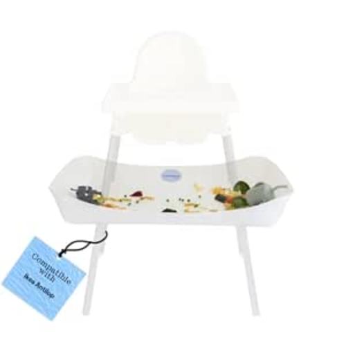 CATCHY - Food Catcher - Compatible with IKEA Antilop High Chair + 11 Other High Chairs - Highchair Sold Separately - Baby & Toddler Food & Mess Catcher - Under High Chair Accessory