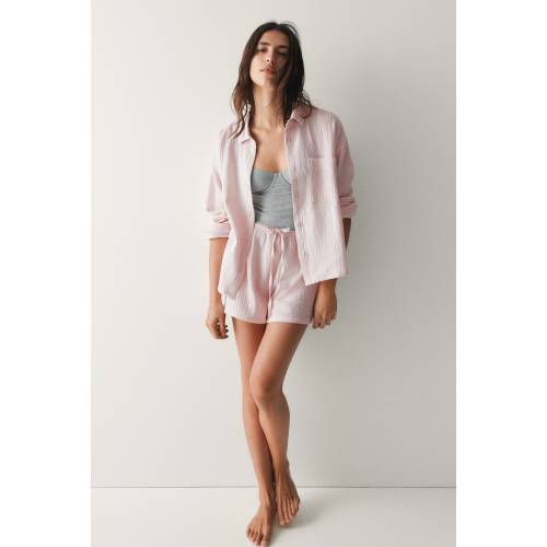 PAJAMA SHIRT AND SHORTS