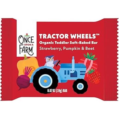 Once Upon A Farm Tractor Wheel Bar, Strawberry, Pumpkin & Beet