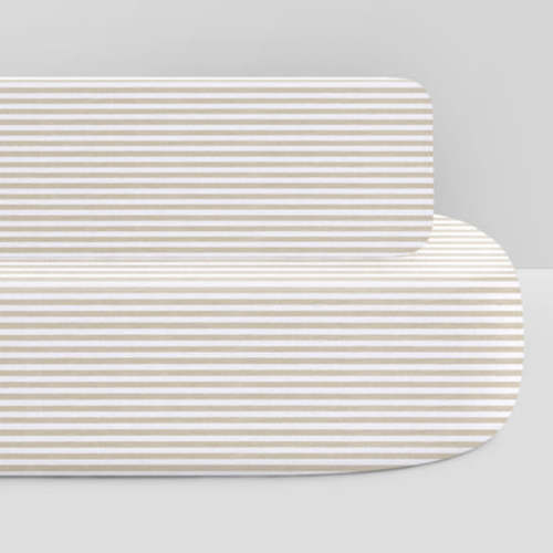 Oval Organic Jersey Cotton Crib Sheet and Changing Pad Cover Set | Products | Bellini