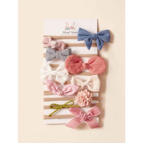10pcs Baby Bow Decor Headband Love Valentine | SHEIN USA