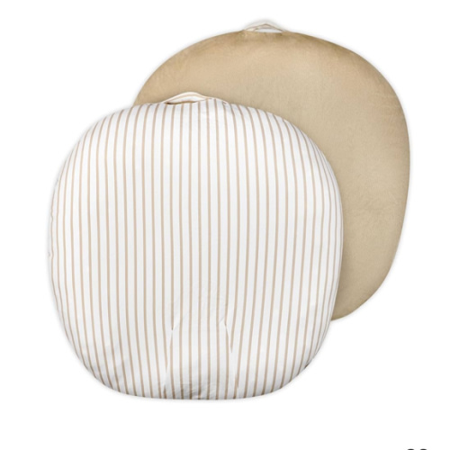 Newborn Lounger Cover for Girls Boys, Removable Soft Baby Lounger Cover 1 Pack, Reversible Infant Lounger Cover Fleece, Light Brown (Only Cover)