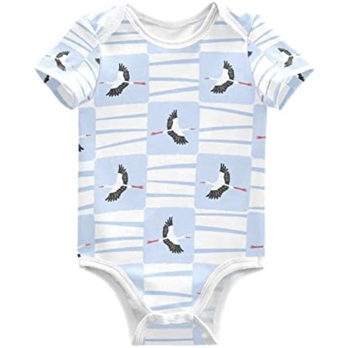 vvfelixl Baby Bodysuits Short Sleeve Cotton Baby Clothes For Boys Funny Baby Suits For Girls 0-24 Months