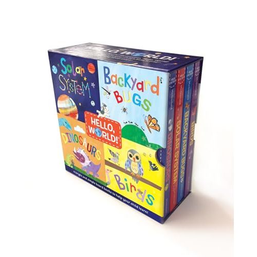 Hello, World! Boxed Set: Solar System; Dinosaurs; Backyard Birds; Bugs