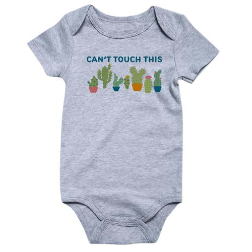 Ulitacool Girls Spring Onesies O Neck Boys Girls Short Sleeve Letter Prints Romper Bodysuits Trend Playsuit Grey1 0-3 Months