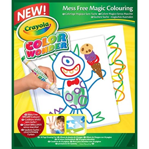 Crayola Color Wonder, Mess Free Coloring Pad, Refill Paper, 30 Blank Pages