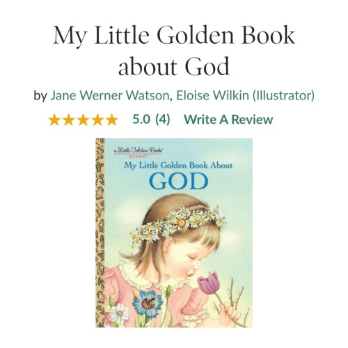 My Little Golden Book about God by Jane Werner Watson, Eloise Wilkin, Hardcover | Barnes & Noble®
