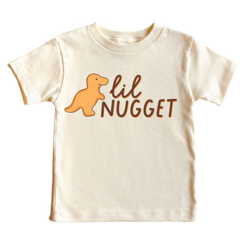 Lil Nugget Graphic Bodysuit & Kids Tee | Natural
