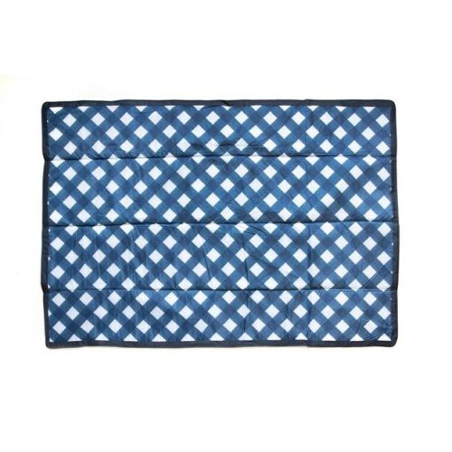 Little Unicorn 5' x 7' Outdoor Blanket - Navy Plaid: Plaid Pattern, Camping Blanket, Picnic Blanket