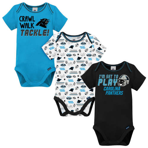 3-Pack Baby Boys Panthers Short Sleeve Bodysuits – Gerber Childrenswear