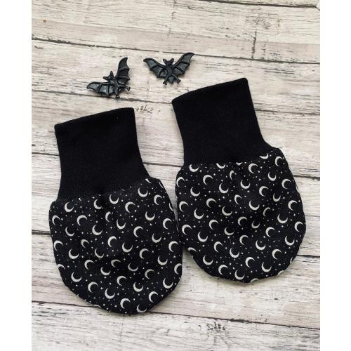 Gothic Dark Moon Night Mitts Baby Ghoul Girl Boy Goth Haunt