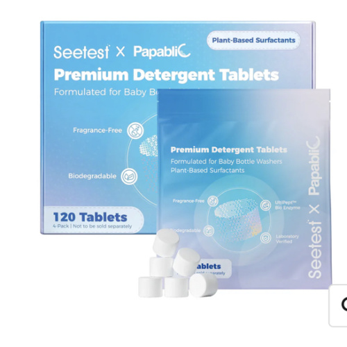 Papablic Upgraded Detergent Soap Tablets, 120 Count