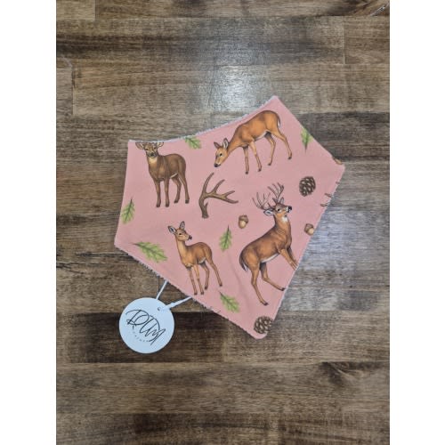 DLM Leather Whitetail Woods Bib- Pink - Whitetail Woods Bib- Pink