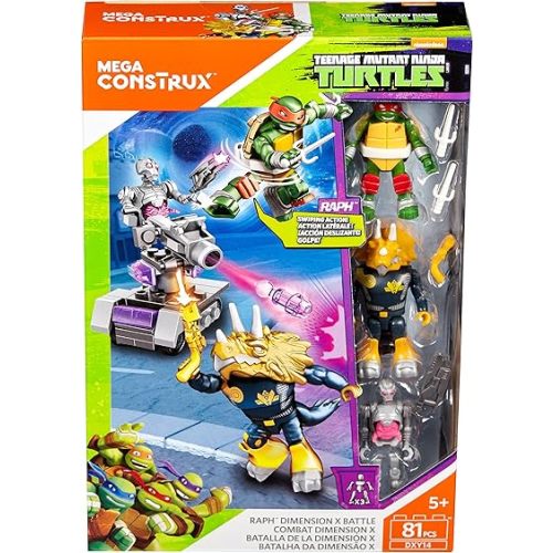 Mega Construx Teenage Mutant Ninja Turtles Raph Dimension X Battle
