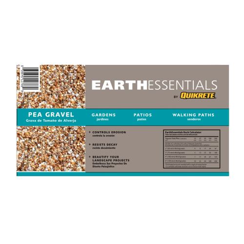 EARTHESSENTIALS BY QUIKRETE 0.5 Cubic feet 50-lb Multiple colors/finishes Pea gravel ( 0.5 - 3.0-in Rock Size )
