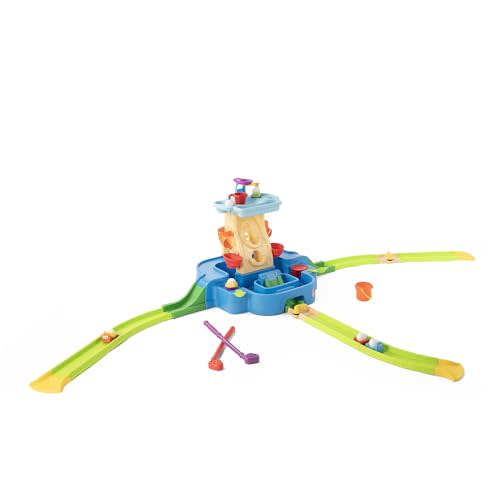 Step2 Putt & Splash Adventure Center, Kids Water Tower, Mini Golf Playset, 33 Accessories, Clubs, Golf Balls, Ages 1.5+ Years