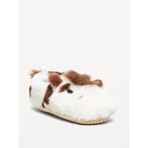 Faux-Fur Critter Slippers for Toddler