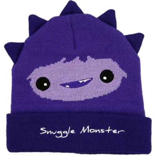 Pavilion Gift Company - Purple Snuggle Monster - One Size Fits All Baby Hat - Hats