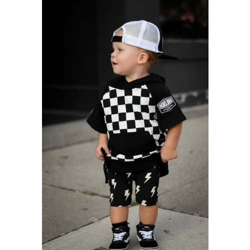 Short Sleeve Hoodie in Venice