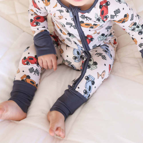 Pit Crew Convertible Zip Romper | Caden Lane