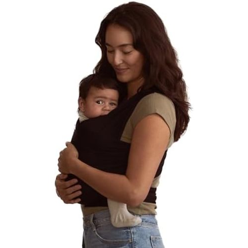 Solly Baby Wrap, Newborn to Toddler Baby Carrier (8-25 Lbs), Black