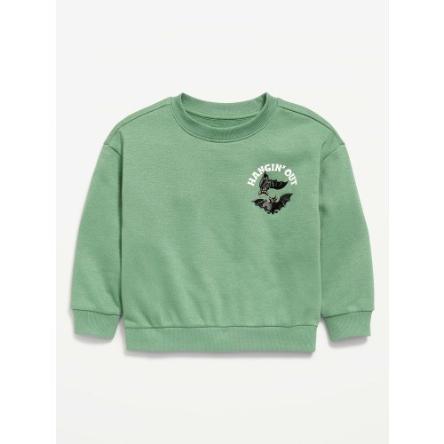 Oversized Long-Sleeve Graphic Sweatshirt for Toddler Boys