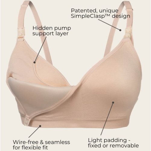 SuperMom® Hands-Free Pumping Bra - Sunkissed Rose – Simple Wishes