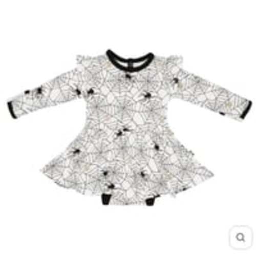 Kyte Baby Spider Bodysuit Twirl Dress