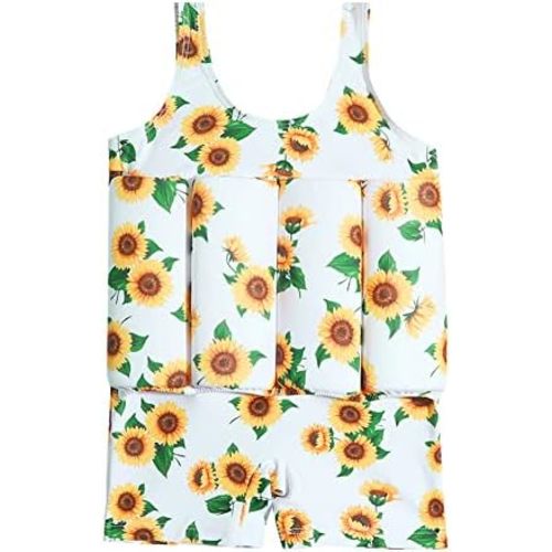 IWEMEK Boys Girls Floatation Swimsuit with Adjustable Buoyancy Baby One Piece Swimwear Float Suit Swim Vest Bathing Suit