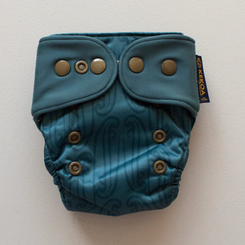 Renew Premium Hybrid Newborn Cloth Diaper - Aka Matua Ocean