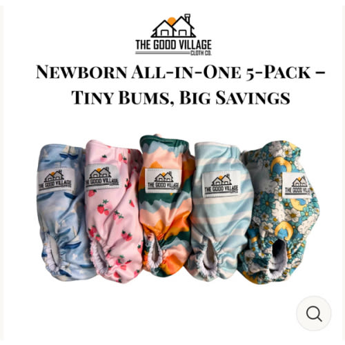 Newborn All-in-One 5-Pack – Tiny Bums, Big Savings