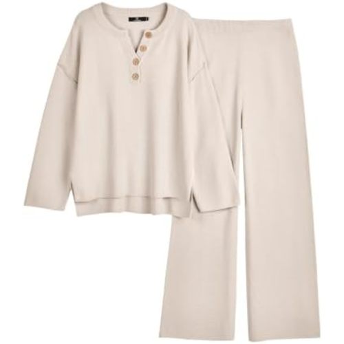 LILLUSORY Women's 2 Piece Oversized Slouchy Matching Lounge Sets