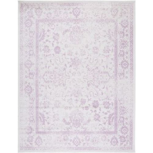Adirondack ADR109 Machine Made Indoor Runner - Ivory/Lavander - 2'-6"x10' - Safavieh