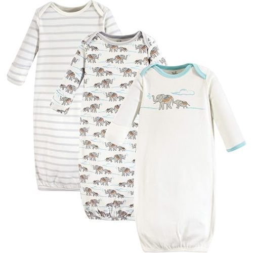 Touched by Nature Unisex Baby Organic Cotton Gowns