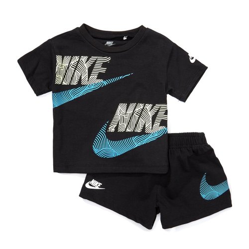 Nike Baby Boys Short-Sleeve Wraparound-Logo T-Shirt & Coordinating Shorts Set